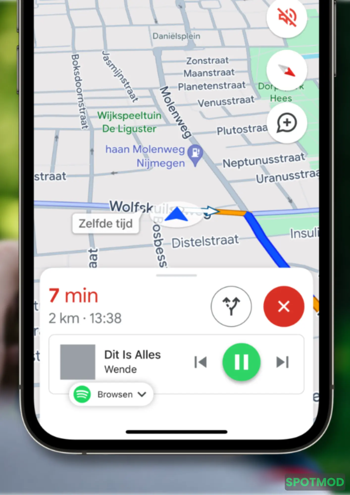 Spotify Premium Mod Feature: Google Maps