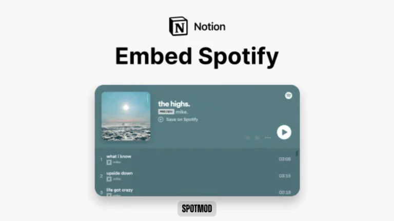 Embed Spotify To Notion