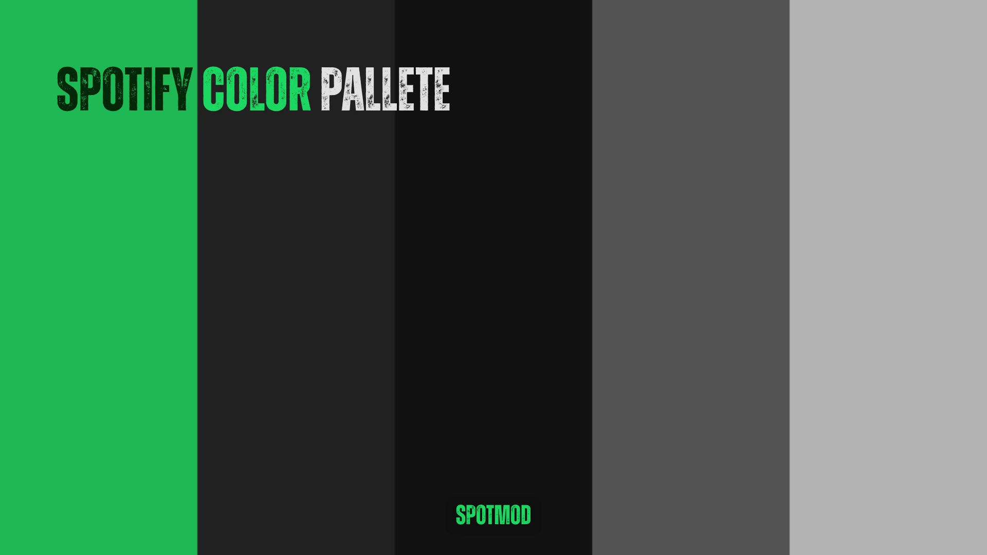 Spotify Color Palette