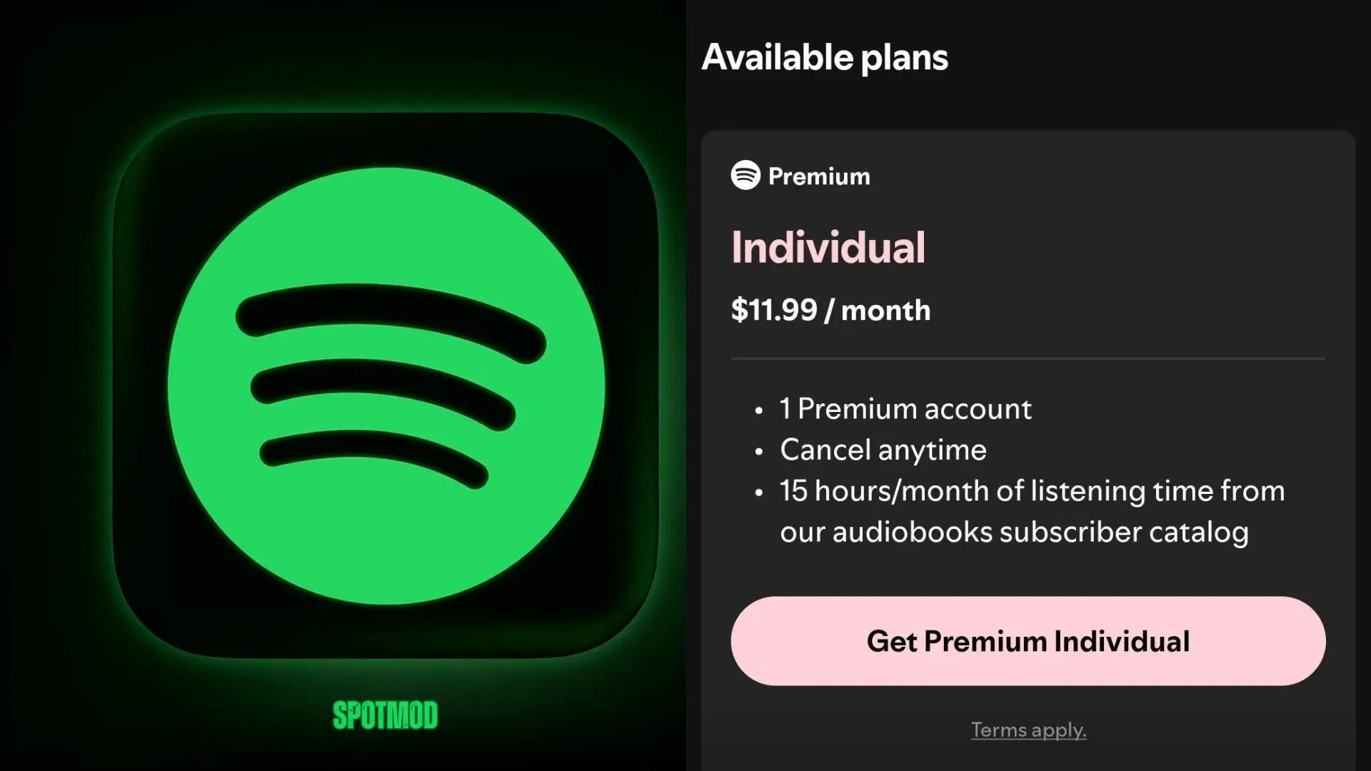 Spotify Premium Individual: Listen Without Limits