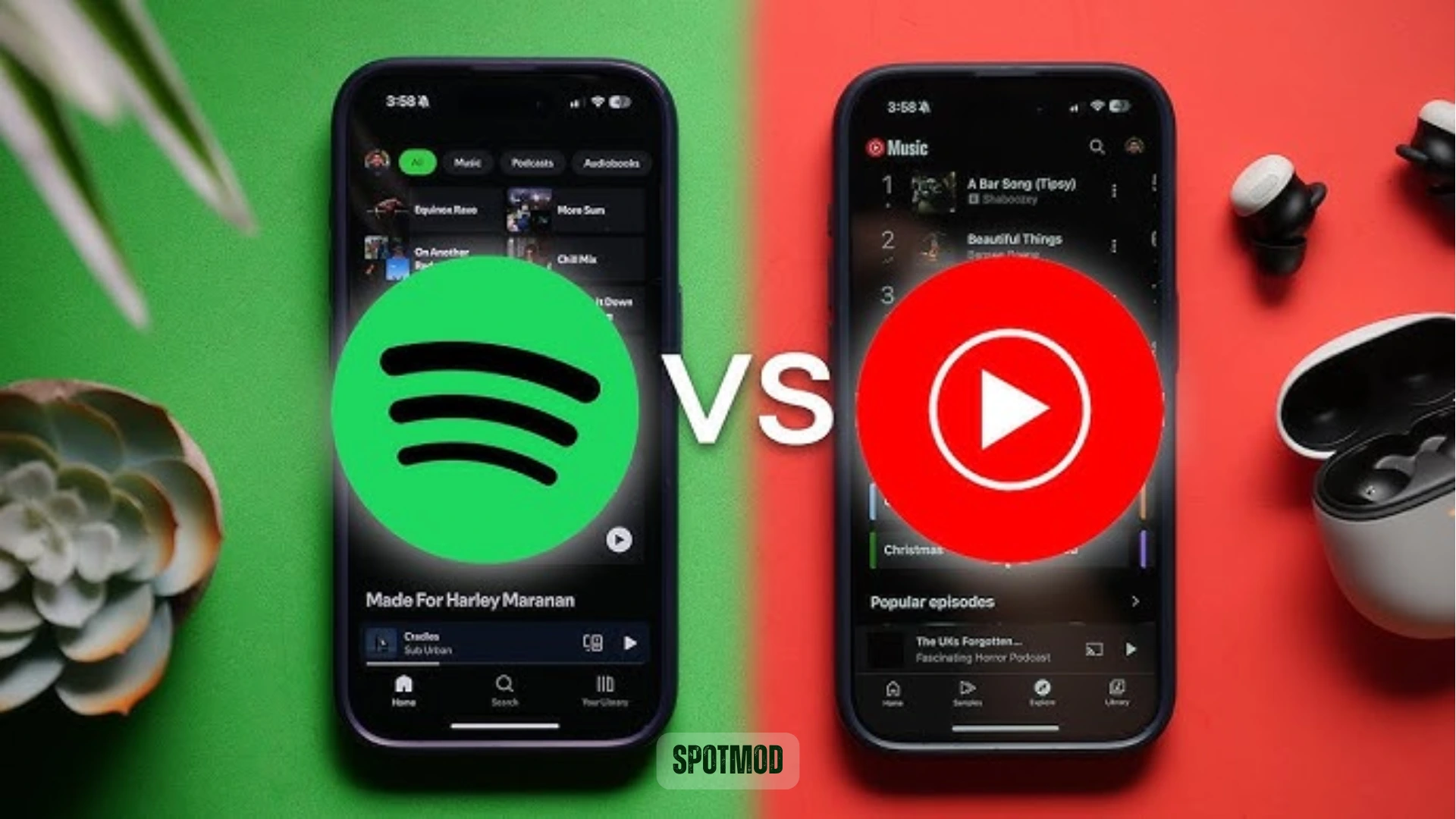 Spotify vs YouTube Music